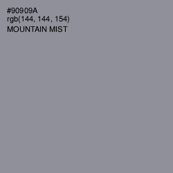 #90909A - Mountain Mist Color Image